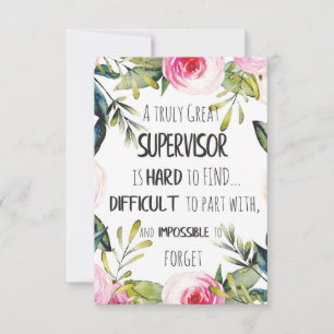 Supervisor Appreciation Thank you Quote Boss