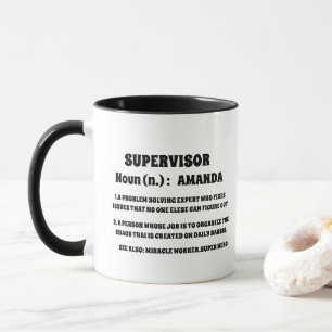 Supervisor Definition Office Coworker Mug