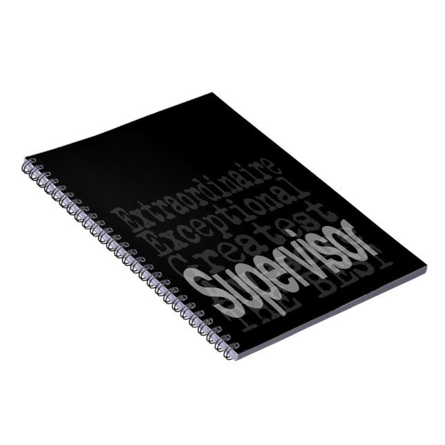 Supervisor Extraordinaire Notebook (Right Side)