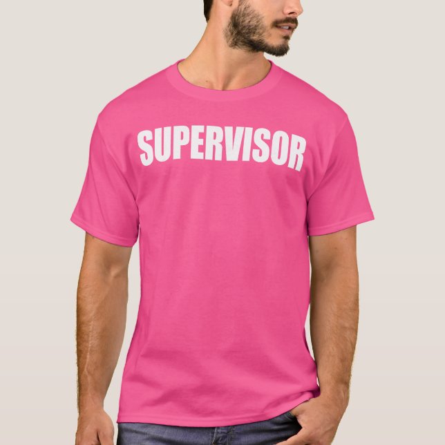 Supervisor funny boy vintage T-Shirt (Front)