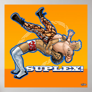 Suplex! pro wrestling poster