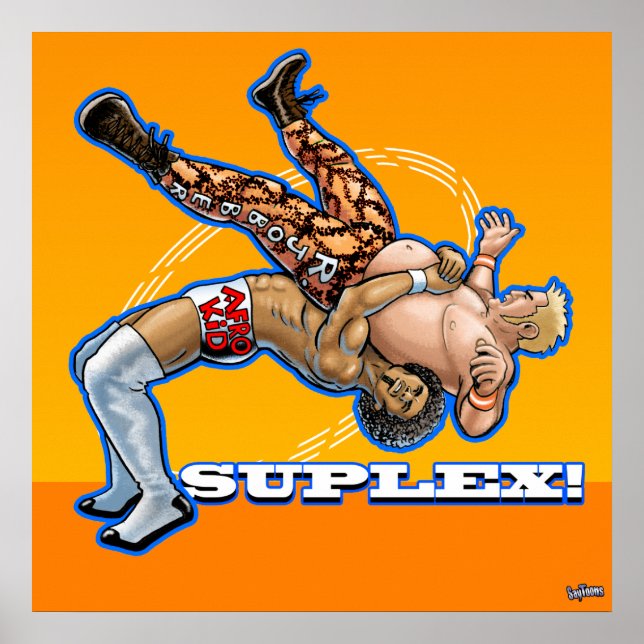 Suplex! pro wrestling poster (Front)