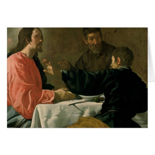 Supper at Emmaus, 1620 Cards (Front Horizontal)