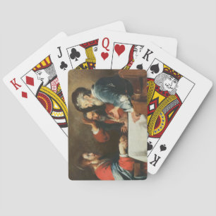 Supper at Emmaus (oil on canvas) 2 Poker Cards