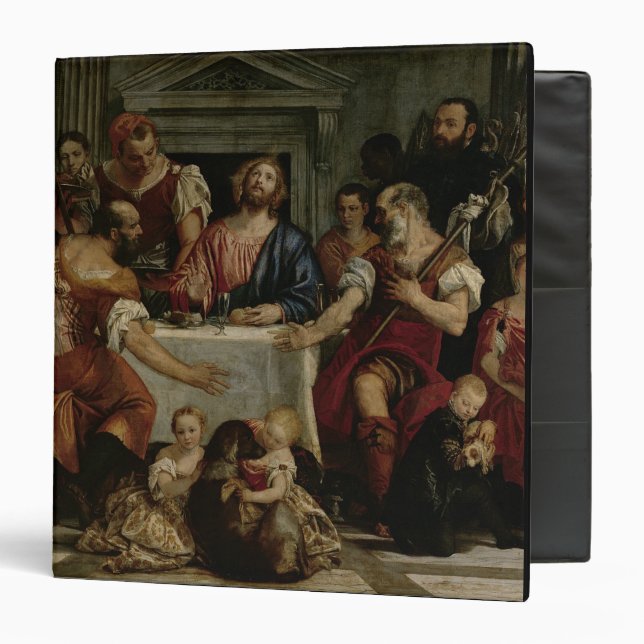 Supper at Emmaus (oil on canvas) Binder (Front/Inside)