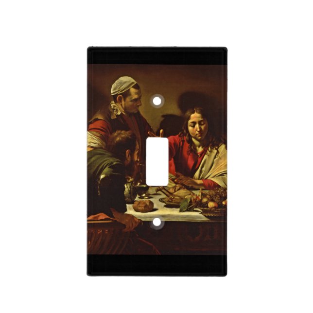 Supper at Emmaus with Friends Light Switch Cover (Front)