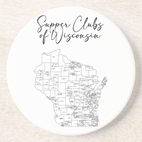 Supper Clubs of Wisconsin Coaster