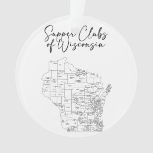 Supper Clubs of Wisconsin Ornament