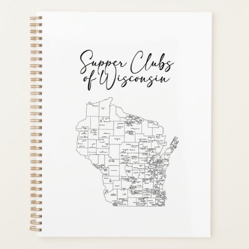 Supper Clubs of Wisconsin Planner