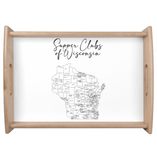 Supper Clubs of Wisconsin Serving Tray