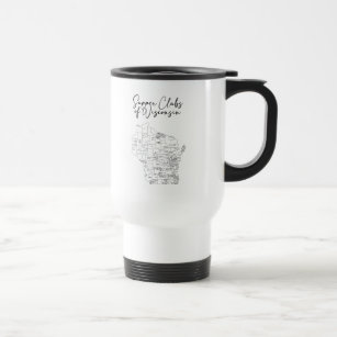 Supper Clubs of Wisconsin Travel Mug