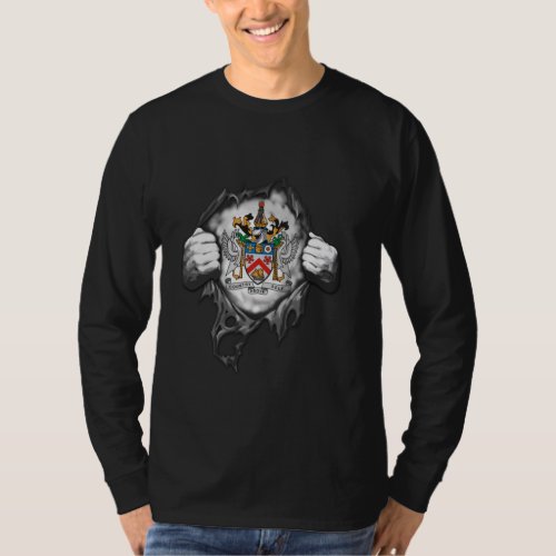 Supper Saint Kitts And Nevis Flag, Saint Kitts And T-Shirt