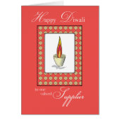 Supplier Diwali Candle on Red (Front)