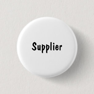 Supplier Pinback Button