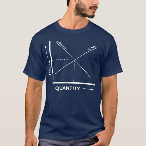 Supply and Demand Chart Economics T_Shirt