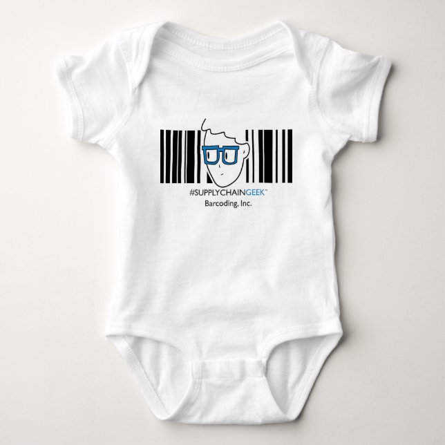 #SupplyChainGeek Kids and Baby Baby Bodysuit (Front)