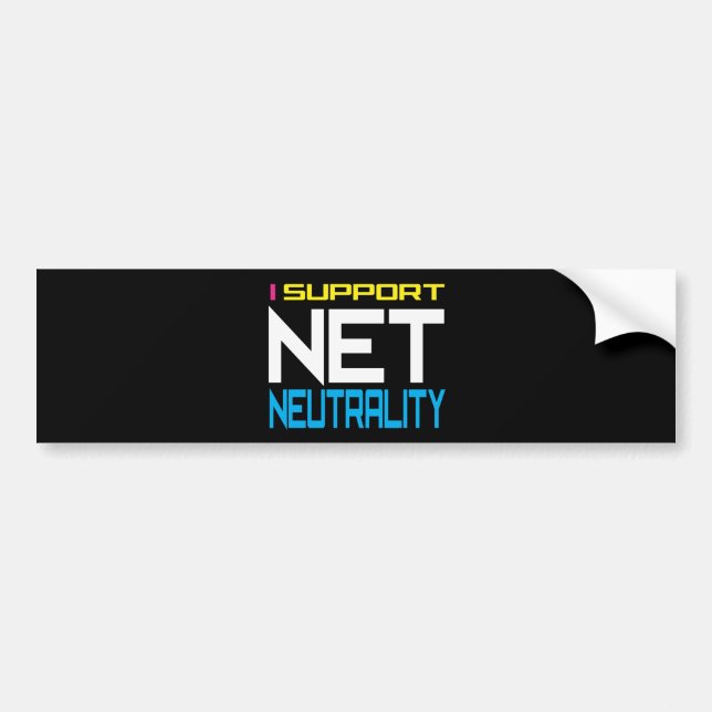 Suppor Net Neutrality Bumper Sticker (Front)