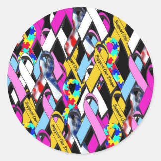 Support a Cause Classic Round Sticker