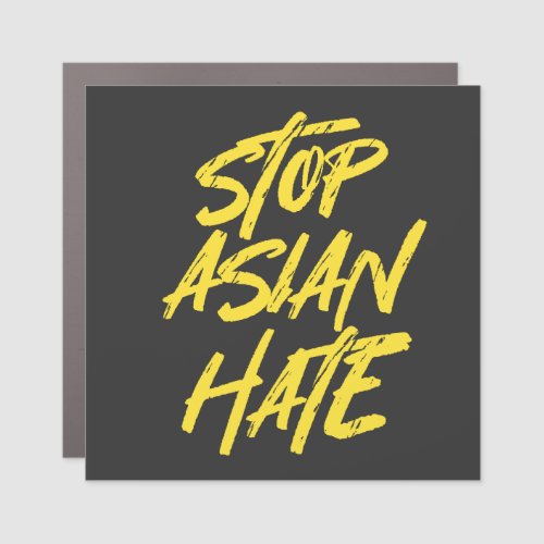 Support AAPI Awareness Stop Asian Hate Car Magnet