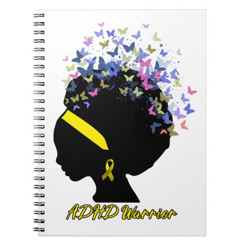Support ADHD Warrior Gifts Notebook