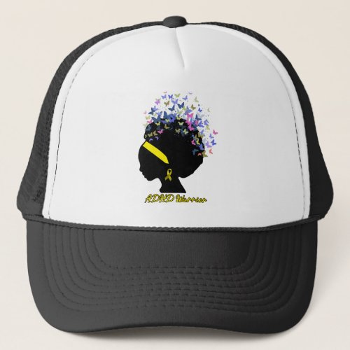 Support ADHD Warrior Gifts Trucker Hat