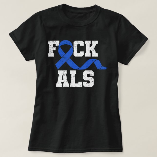 Support ALS awareness T-Shirt (Design Front)