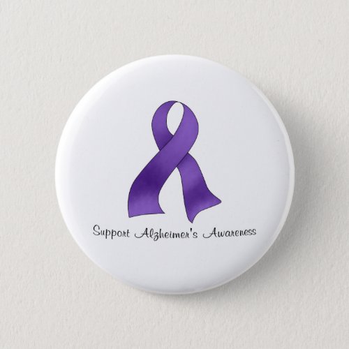 Support Alzheimers Awareness Button