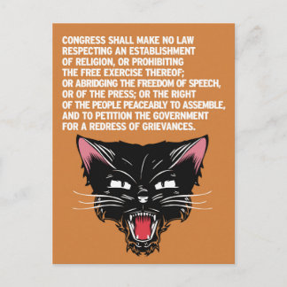 Support and Defend the Constitution Postcard