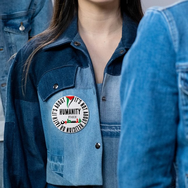 Support and Free Palestine Flag Button (Creator Uploaded)