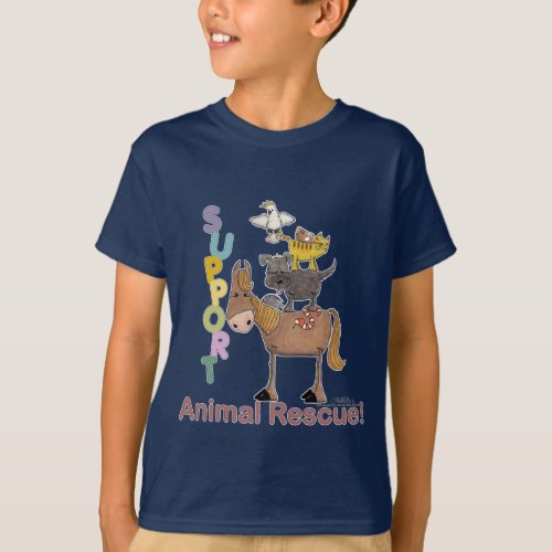 Support Animal Rescue T_Shirt
