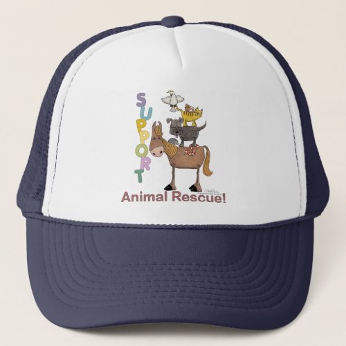 Support Animal Rescue Trucker Hat