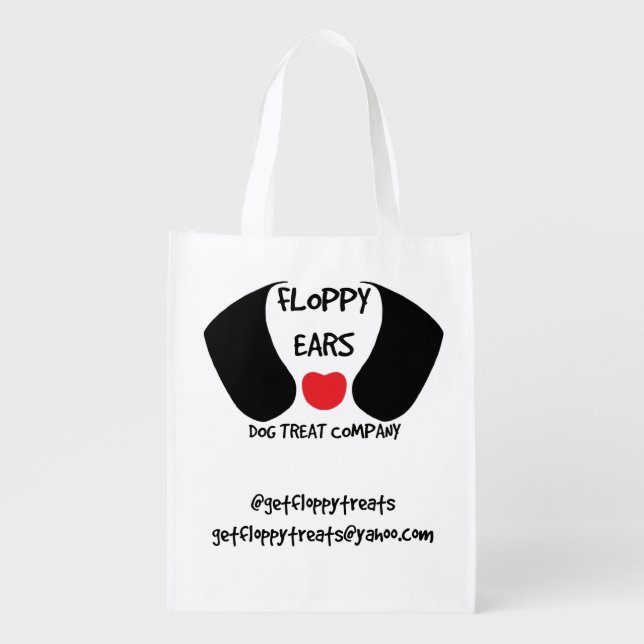 Support Animal Rescues w/ Every Purchase Grocery Bag (Front)