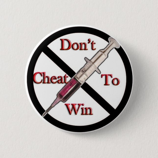 Support Anti-Doping Button (Front)