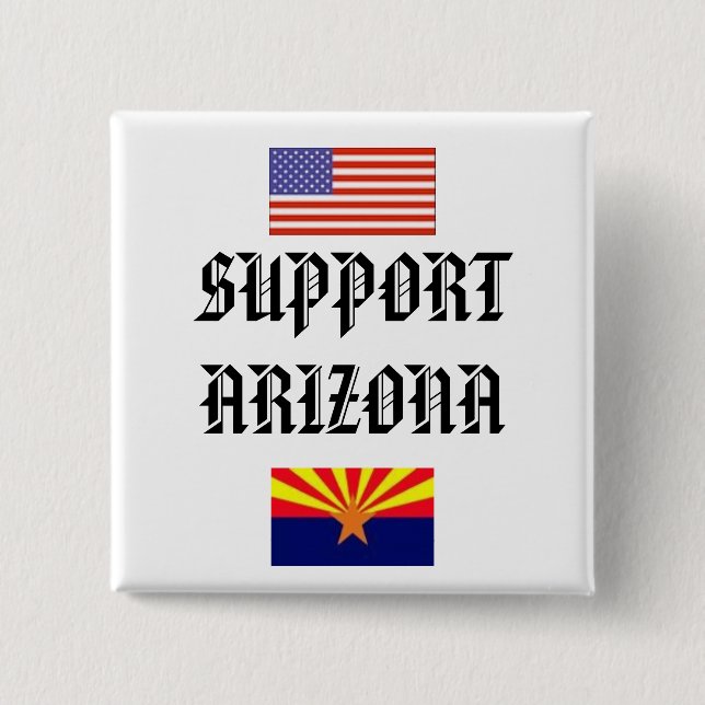 SUPPORT ARIZONA BUTTON (Front)