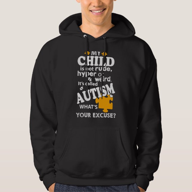 Support Autism Awareness Hoodie (Front)