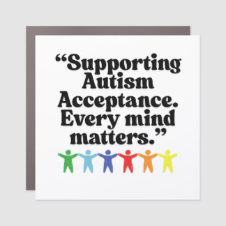 Support Autism Awareness Magnet