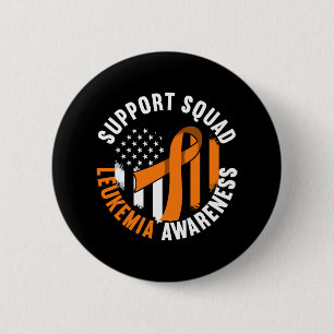 Support Awareness Squad I Blood Cells Cancer Leuke Button