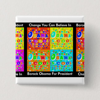 SUPPORT BARACK OBAMA PINBACK BUTTON