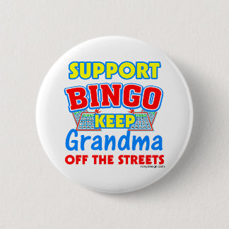 Support Bingo Grandma Button