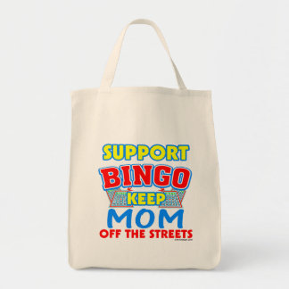 Support Bingo Mom Tote Bag