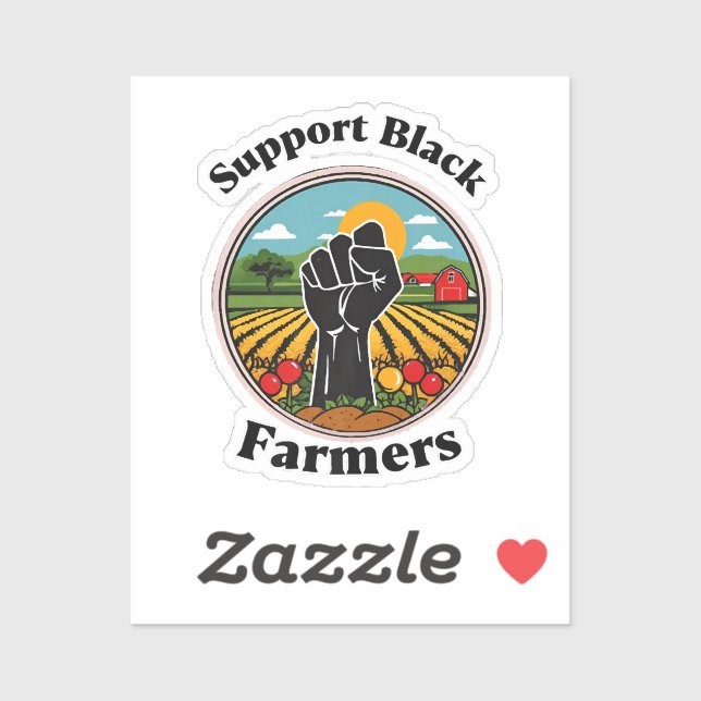 Support Black Farmers  Sticker (Sheet)