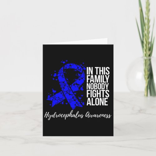 Support Blue Ribbon Hydrocephalus Awareness  Card