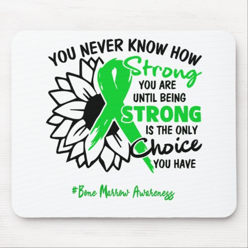 Support Bone Marrow Awareness Ribbon Gifts Mouse Pad