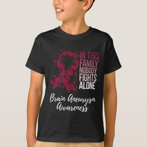 Support Brain Aneurysm Awareness  T_Shirt