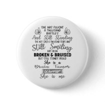 Support Brain Tumor Warrior Gifts Button