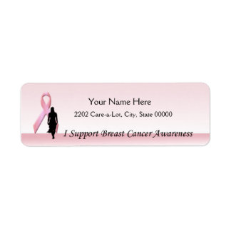 Support Breast Cancer Awareness Return Address 2 Label