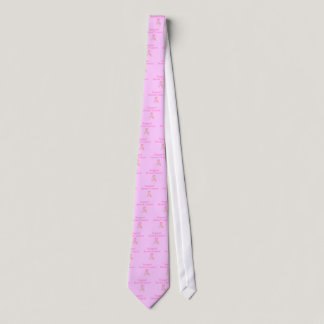 Support Breast Cancer Neck Tie
