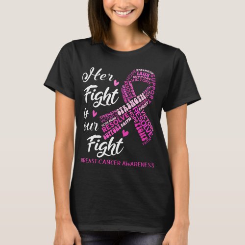 Support Breast Cancer Warrior Gifts T_Shirt