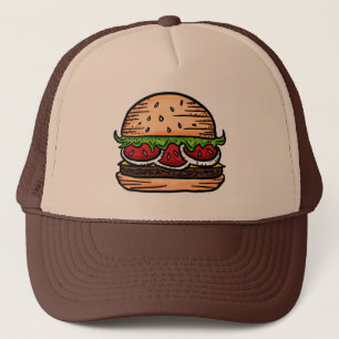 Support burgers humor hat