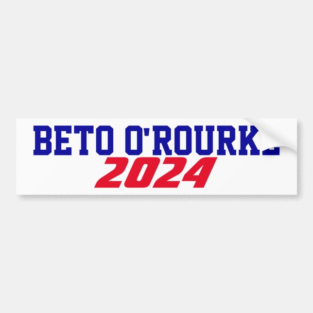 Support Campaign for Beto O'Rourke 2024 campaign Bumper Sticker (Front)